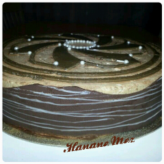 Entremets choco nutella biscuit croustillant