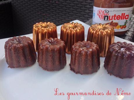 Cannelés au nutella Cannelés au nutella et moules en cuivre