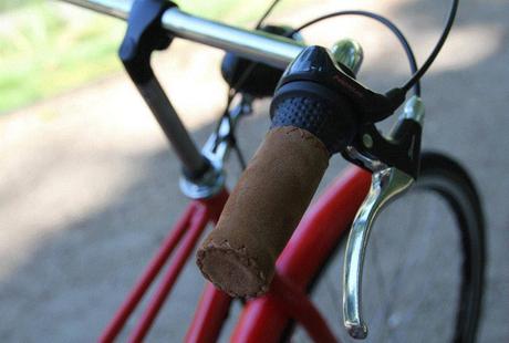 Vélo hollandais Tulibikes, poignées personnalisées en cuir