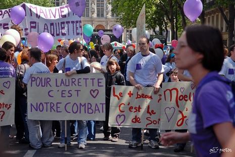 Paris. Association Laurette Fugain. Marche 2008 contre la leucémie
