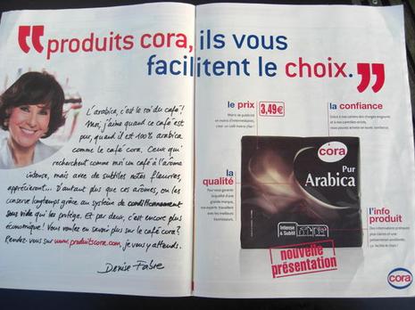 Actualités MDD (4) : Denise Fabre, nouvelle égérie des produits Cora !