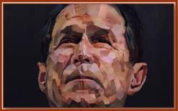 Le portrait de Bush, par Jonathan Yeo