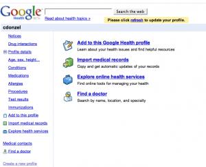 Google Health Santé