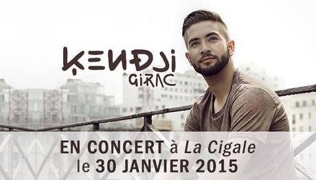 Kendji Girac le 30 janvier 2015 à la Cigale à Paris 