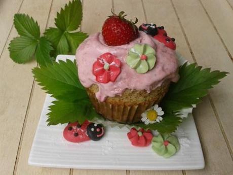 cupcake matcha fraise   (2)