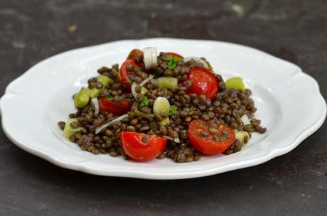 Salade de lentilles à l’orientale