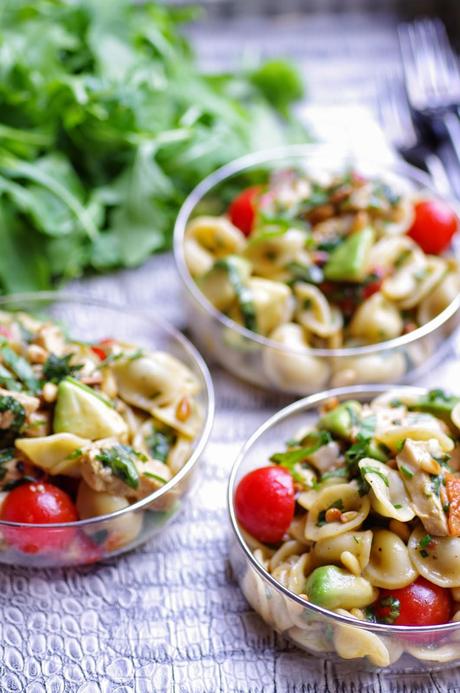 ORECCHIETTE EN SALADE, AU POULET ET À L'AVOCAT