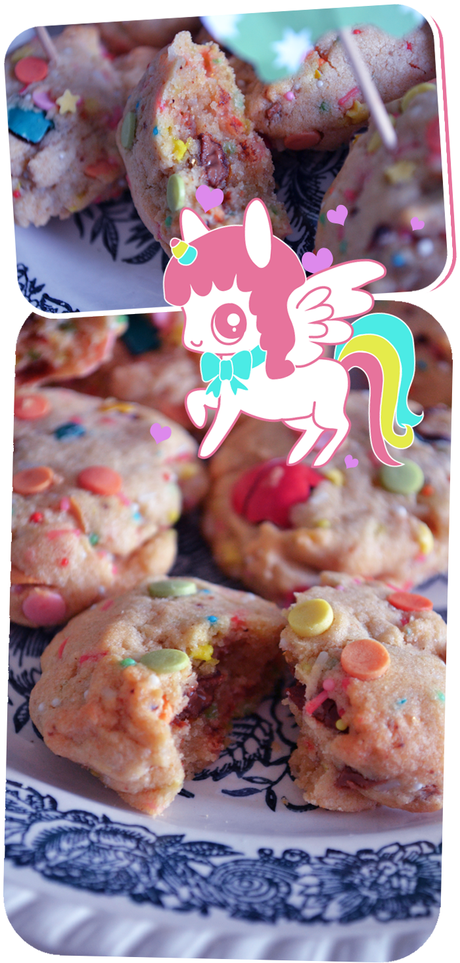 sprinkles cookies, kawaii food, kawaii recipe, girly cookies, funny cookies