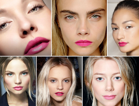 Inspiration makeup : naturel & lèvres fuschia