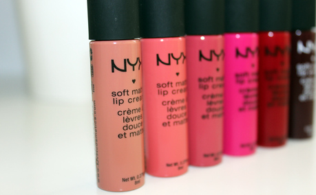 Pour des lèvres mat parfaites : les Soft matte lip cream par NYX