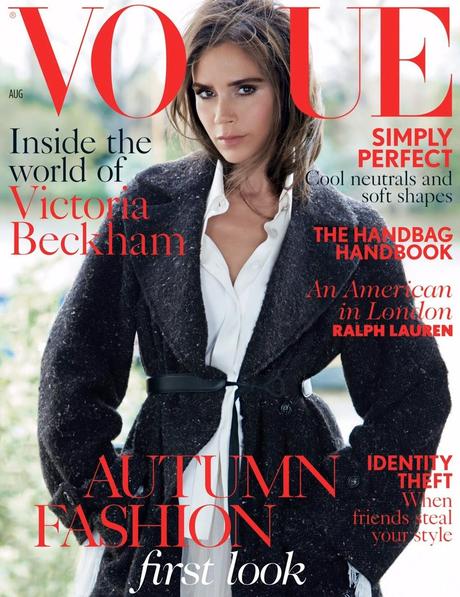 Victoria Beckham, star du prochain numéro du Vogue UK du mois d'Août...
