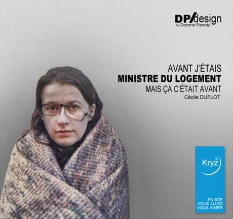 Cécile Duflot, l’écolo-brêle © DP/Design