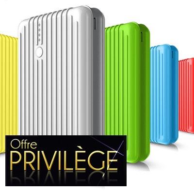 Offre privilège : -36% sur la batterie externe iFans Luggage double USB