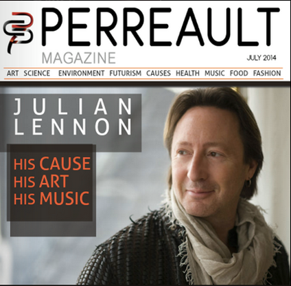 Julian Lennon : à l'honneur sur Perreault Mag