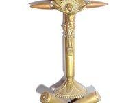 1918 Artisanat de tranchée - Cathedrale de Reims Martyre - Hauteur 183mm - Collection famille Denoncin. Carte postale ancienne : Pierre Fréville