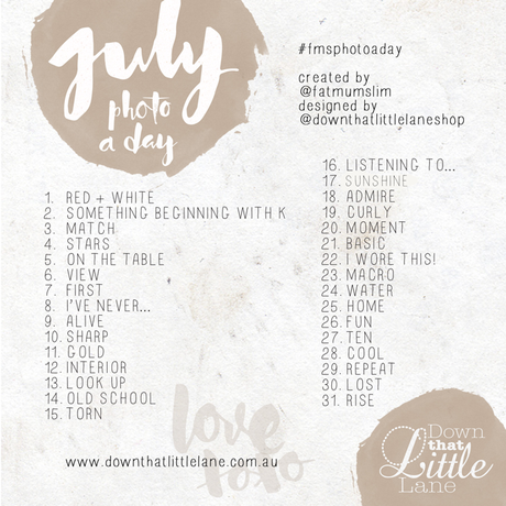 July-Photo-A-Day-List