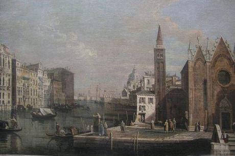 Giovanni Antonio Canal, Canale Grande od kostela S. Maria della Carita k přístavu San Marco