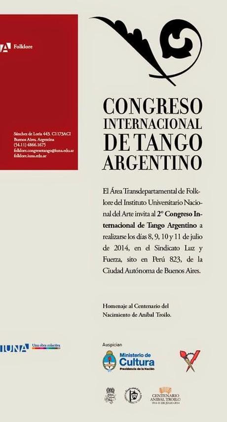 Congrès de l'IUNA sur le tango [à l'affiche]
