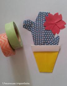 ㊍ Déco : trio de cactus en origami ㊎
