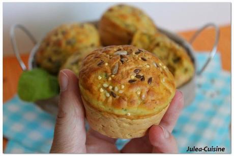 Muffins courgettes et basilic