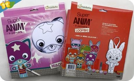 Super ANIM’ - à peindre - Avenue Mandarine : Miaou et Looping
