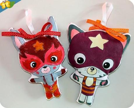 Super ANIM’ - à peindre - Avenue Mandarine : Miaou et Looping