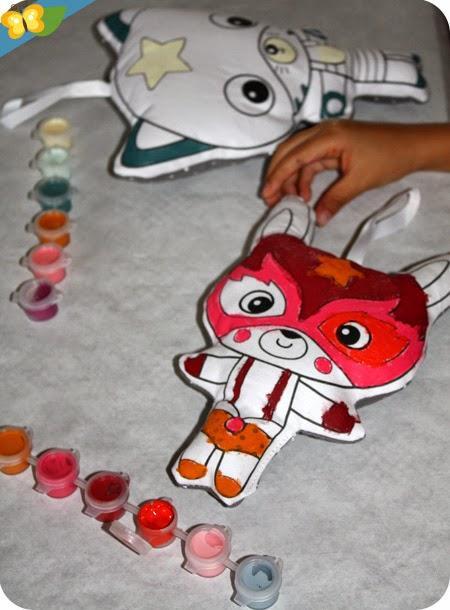 Super ANIM’ - à peindre - Avenue Mandarine : Miaou et Looping