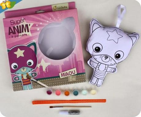 Super ANIM’ - à peindre - Avenue Mandarine : Miaou