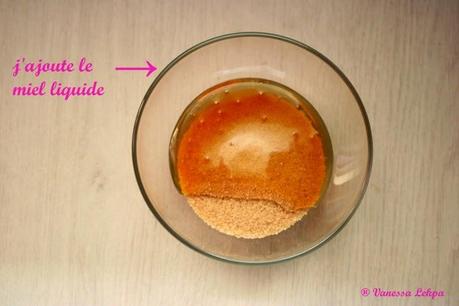 recettes facile de gommage corporel au miel et au sucre tuto expliqué en photo