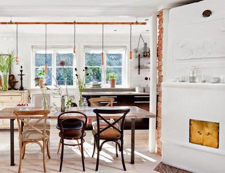 Une maison suédoise pleine de charme