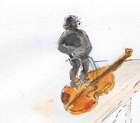 100) Pisser dans un violon