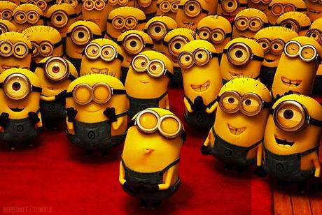 Minions gif bisous
