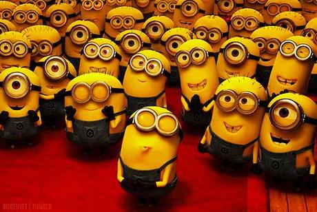 Minions gif bisous