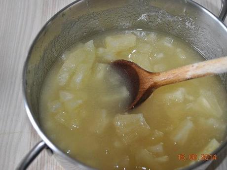 Bavarois fraise sur gelée d'ananas