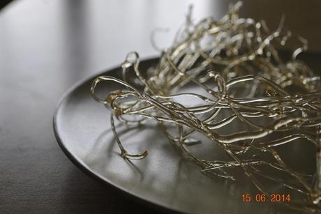 Bavarois fraise sur gelée d'ananas