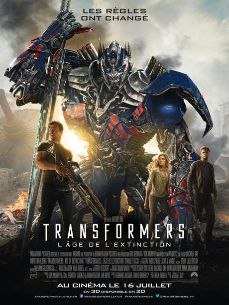 Transformers - l'âge de l'extinction - Affiche- Michael Bay