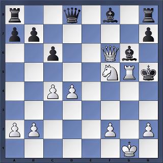 Master d'échecs ronde 5 : Christian Bauer avec les blancs mate le grand-maître Eric Prié (2493) - Photo © Chess & Strategy 