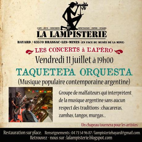 Nouveau concert de Taquetepa ce jeudi [ici]