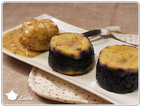 Purée de carottes violettes