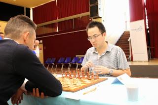 Master d'échecs ronde 6 : Olivier Touzane (2341) - Ni Hua (2674) - Photo © Chess & Strategy 