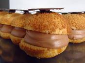 Éclairs chocolat praliné amandes