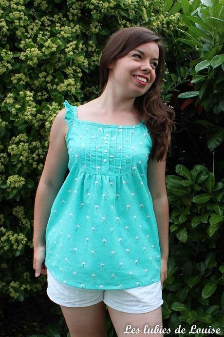 Top flamands menthe et short broderie anglaise - Les lubies de louise-5