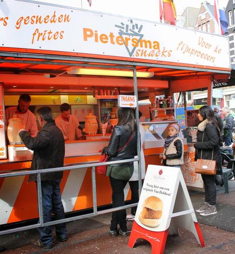 Amsterdam : Street food au marché Albert Cuyp