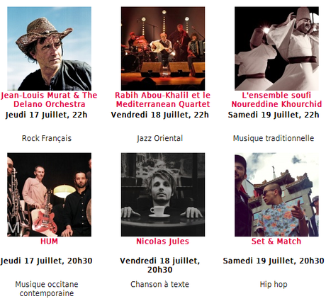 Festival Voix de la Méditerranée 2014 concerts