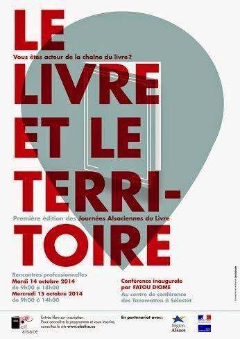 1ère édition des Journées Alsaciennes du Livre : Les 14 et 15 octobre 2014 à Sélestat !