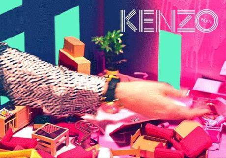 GIF animé KENZO x TOILETPAPER