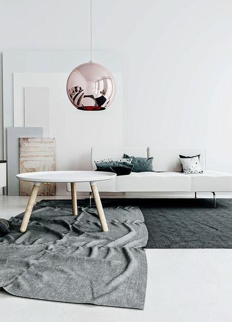 Teintes douces dans un salon