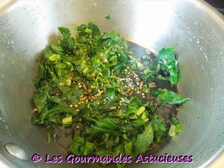 Chénopode-Consoude-Blette à l'asiatique (la cuisine des plantes sauvages comestibles)