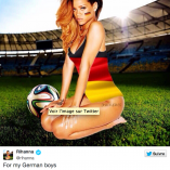Rihanna, star de la finale de la Coupe du monde