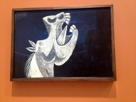Travail préparatoire au Cheval pour Guernica - Picasso